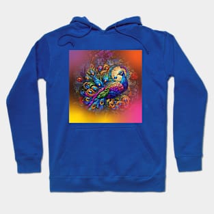 Peacock Colors Hoodie